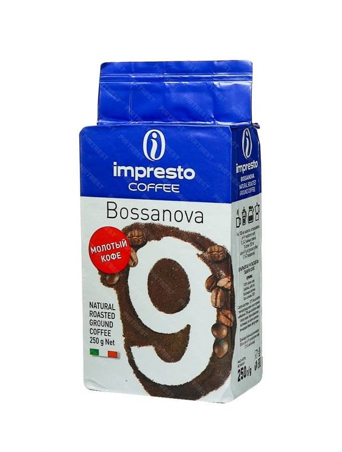 Кофе в зернах impresto roma 1000 гр