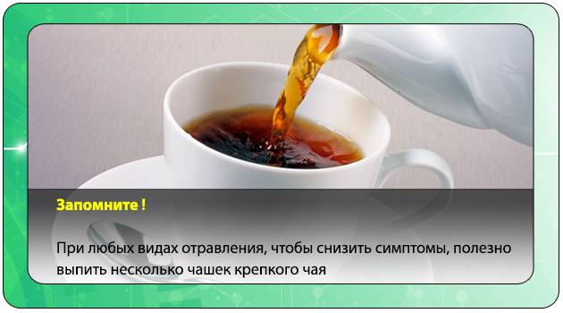 Чай при отравлении — крепкий чай с лимоном при отравлении, полезные рецепты и препараты, отзывы врачей