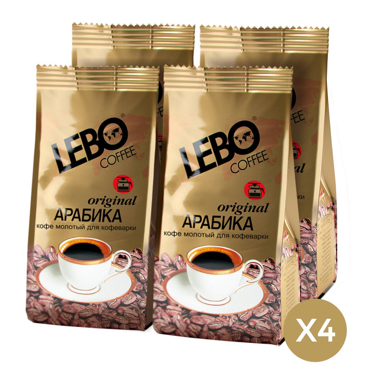 Кофе принц lebo арабика молотой для турки в мягкой упаковке