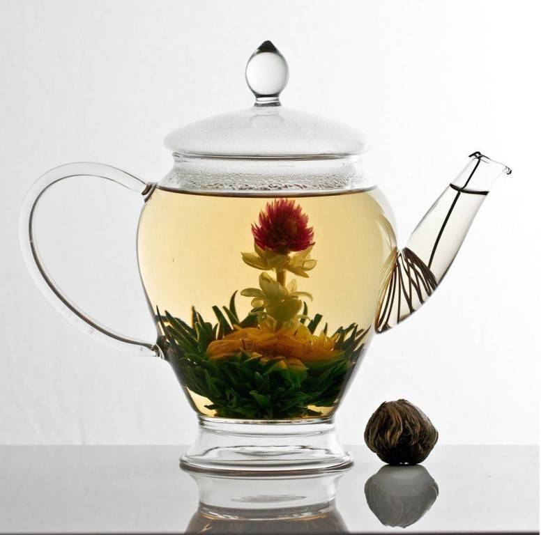 Связанный (распускающийся) чай: виды, свойства, состав, ка делают, описание