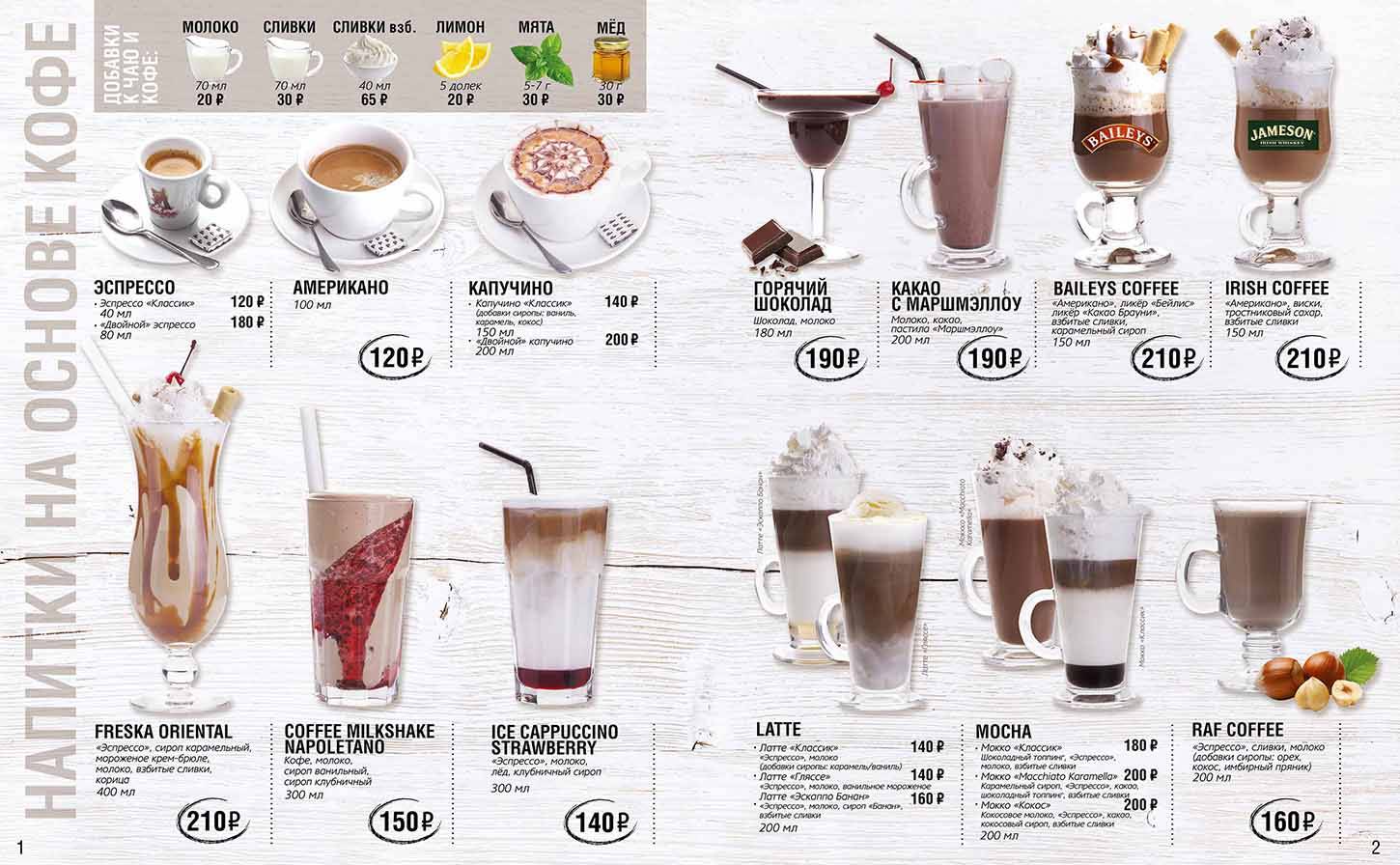 Сколько калорий в кофе?