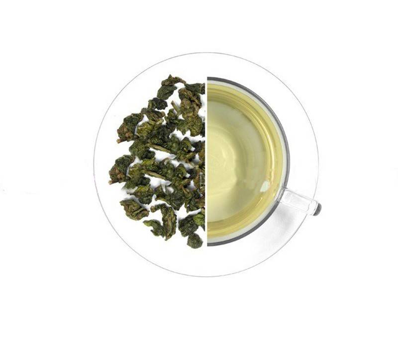 «молочный улун» (зеленый чай най сян цзинь сюань)