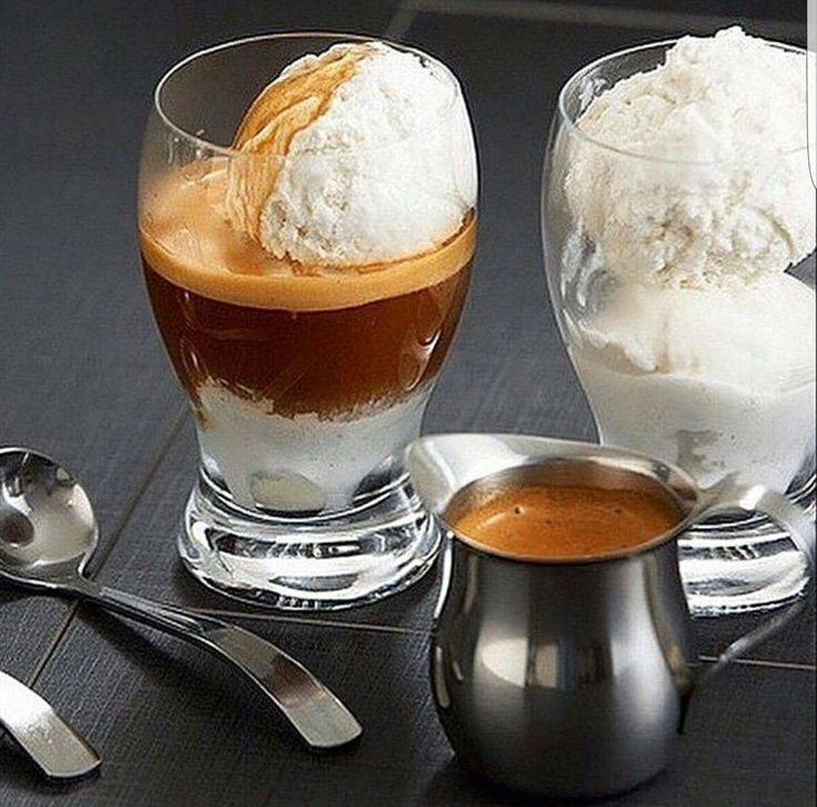 Кофе с мороженым — пошаговый рецепт с фото