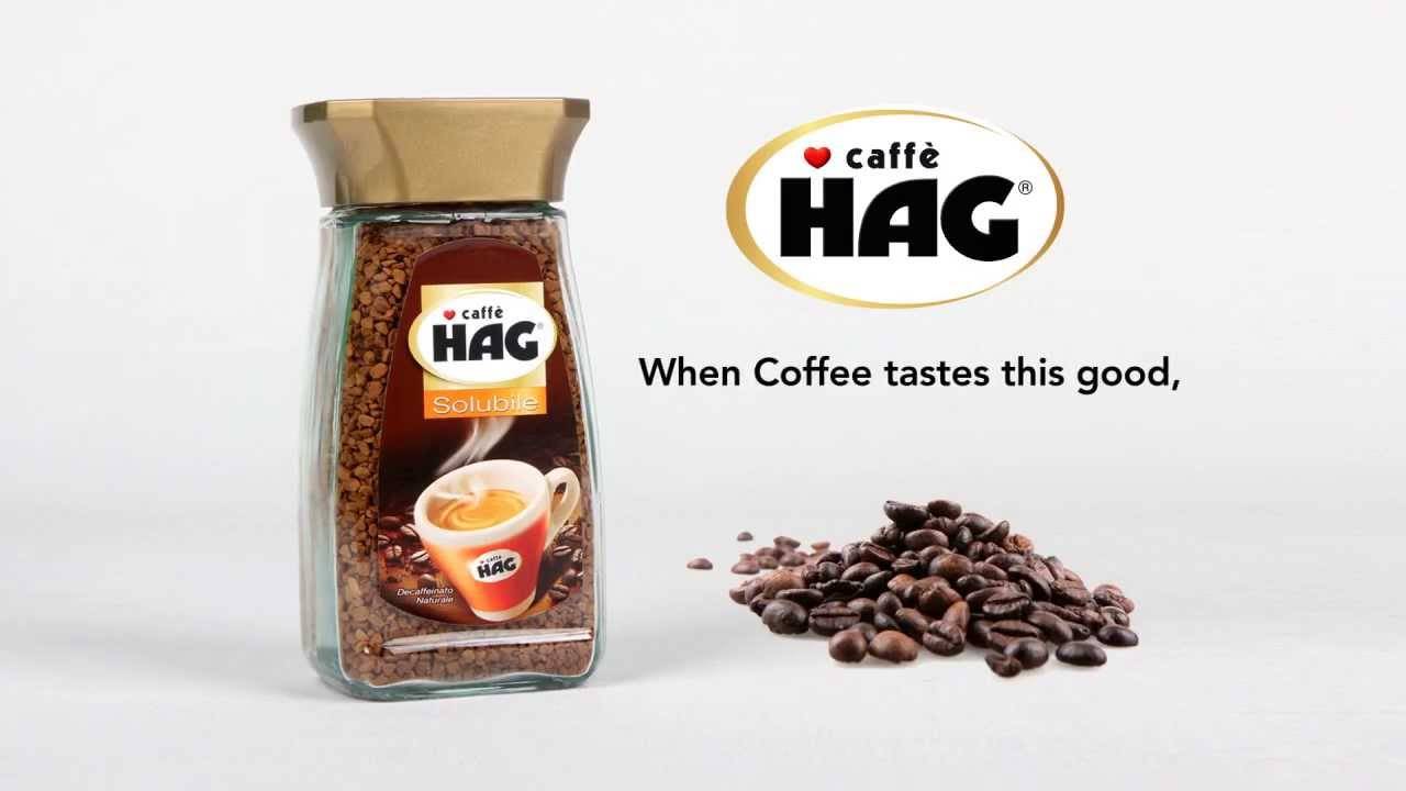 Caffe hag без кофеина, линейка декафа кофе хаг, описание