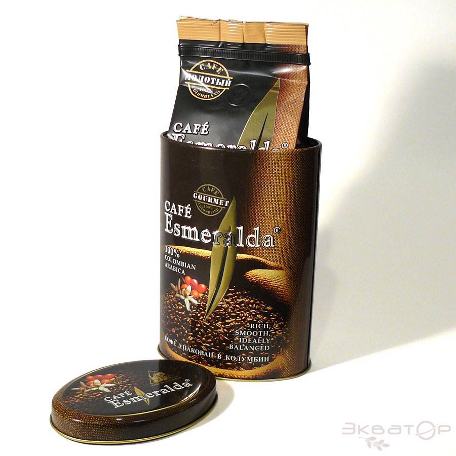 Кофе эсмеральда (esmeralda) - бренд, ассортимент зернового и растворимого напитка, отзывы