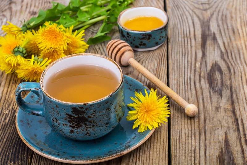 Чай из одуванчиков – польза и вред, рецепты, как пить