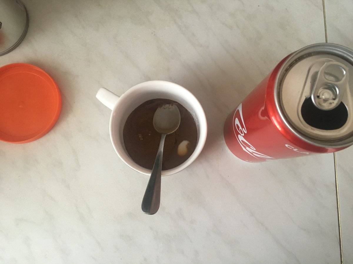 Какой будет эффект, если приготовить кофе с колой?