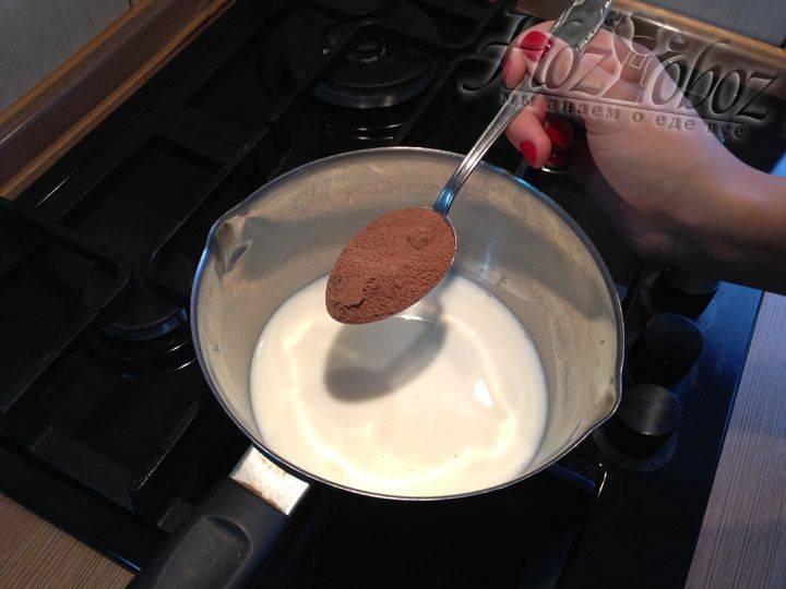 Как сварить какао из порошка на воде