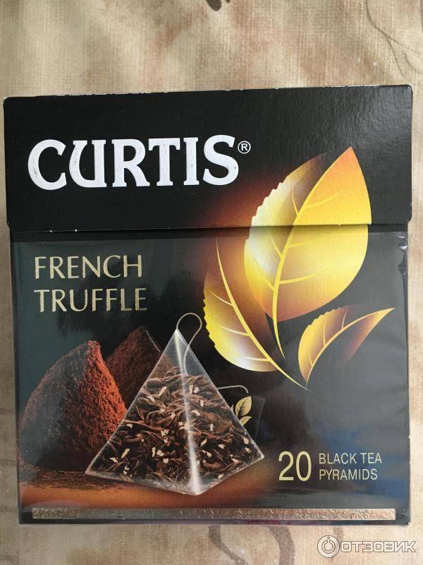 Ассортимент чая curtis: зеленый, белый, черный и др.