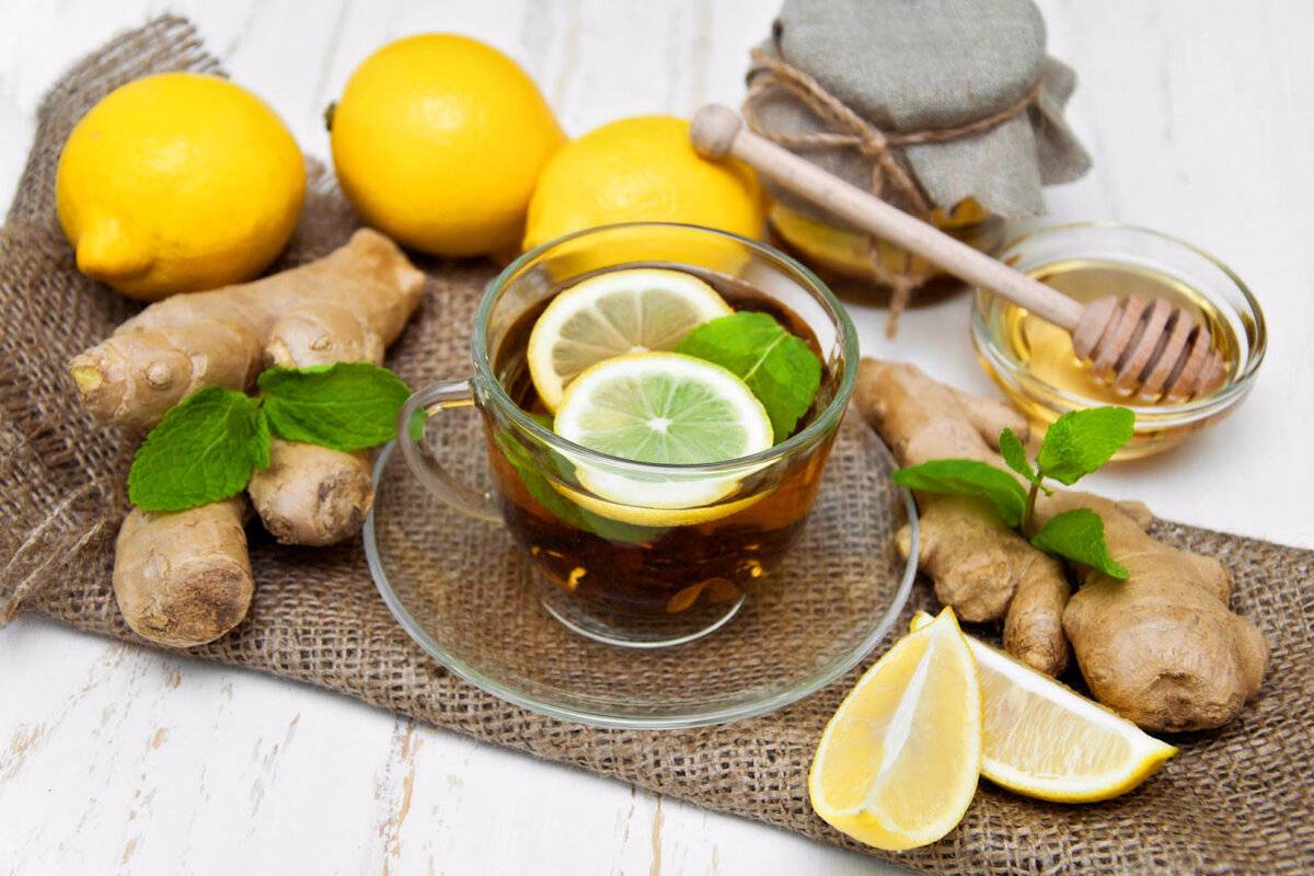 Имбирный чай с лимоном — классические рецепты для оздоровления с видео