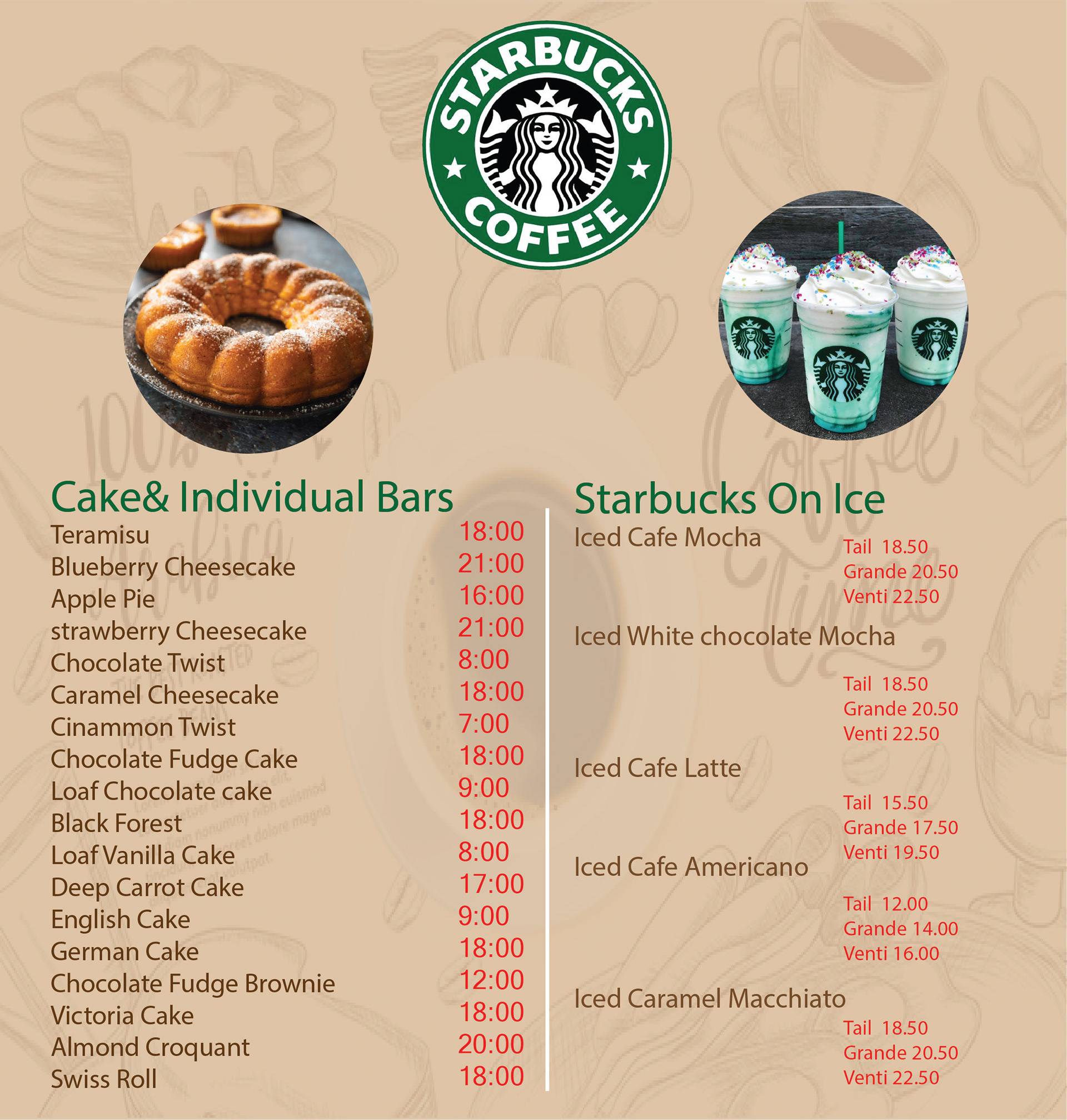 Старбакс кофе: разновидности, калорийность, рецептуры, цены, отзывы