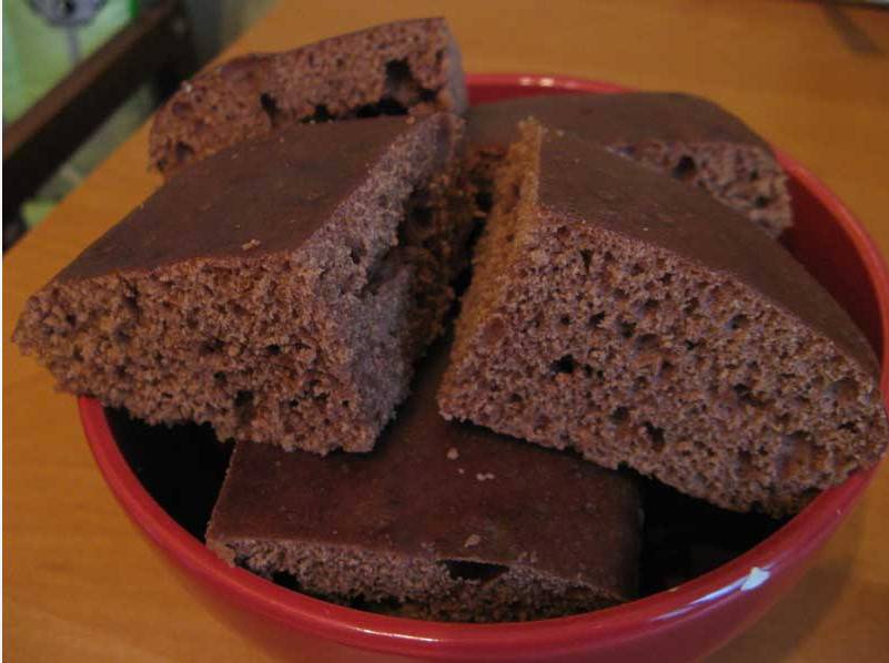 Шоколадный бисквит с какао для торта