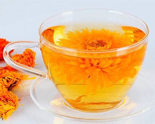 Календула: как заварить, полезные свойства чая