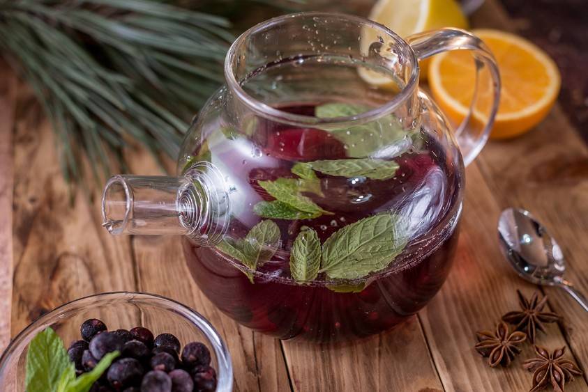 Чай с клюквой: польза и сила болотной ягоды