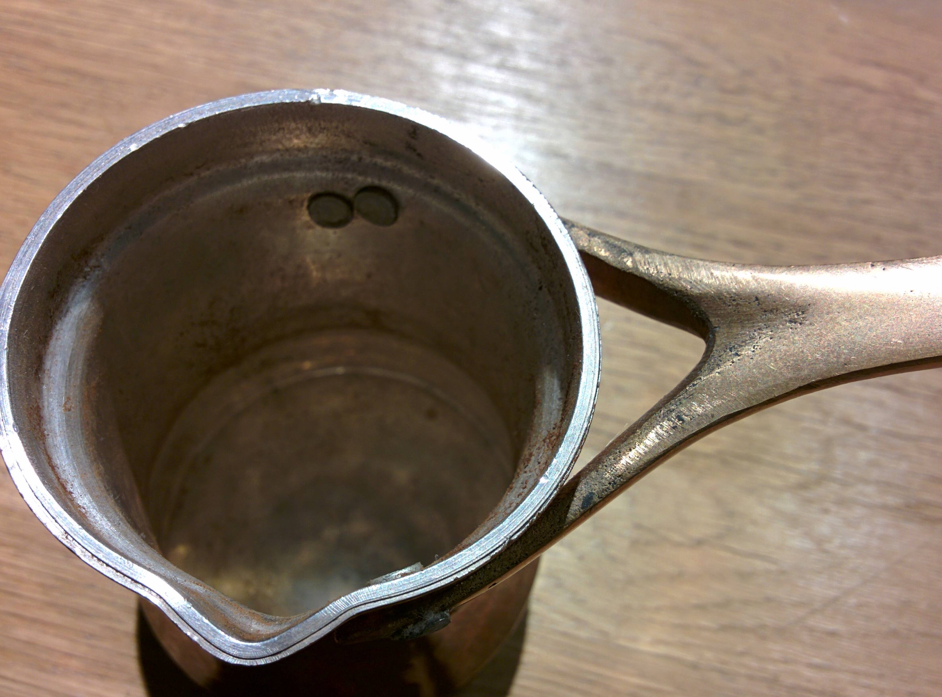 Медная турка (32 фото): как очистить внутри и снаружи турку для кофе из меди? чем она лучше латунной турки и нержавейки?