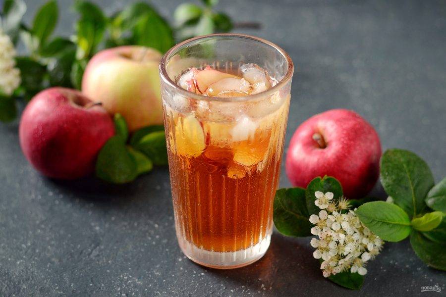 Яблочный чай и его свойства, рецепты приготовления