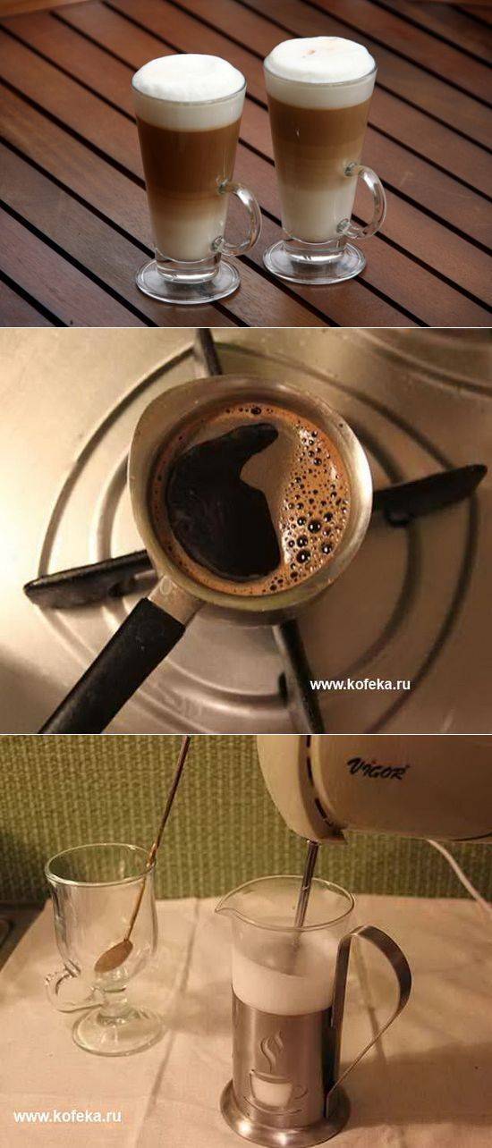 Латте в домашних условиях без кофемашины – рецепты