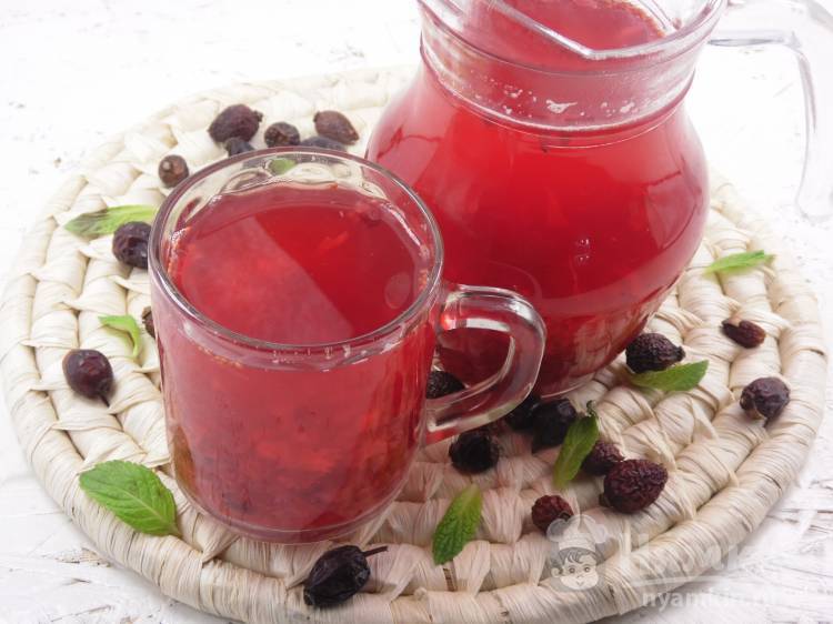 Отвар шиповника из сухих плодов (пошаговый рецепт с фото) - pro vkusnyashki