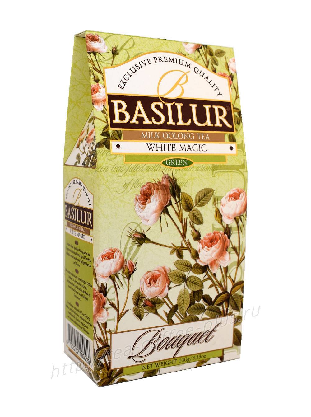 Чай базилур, ассортимент зеленого чая от компании basilur