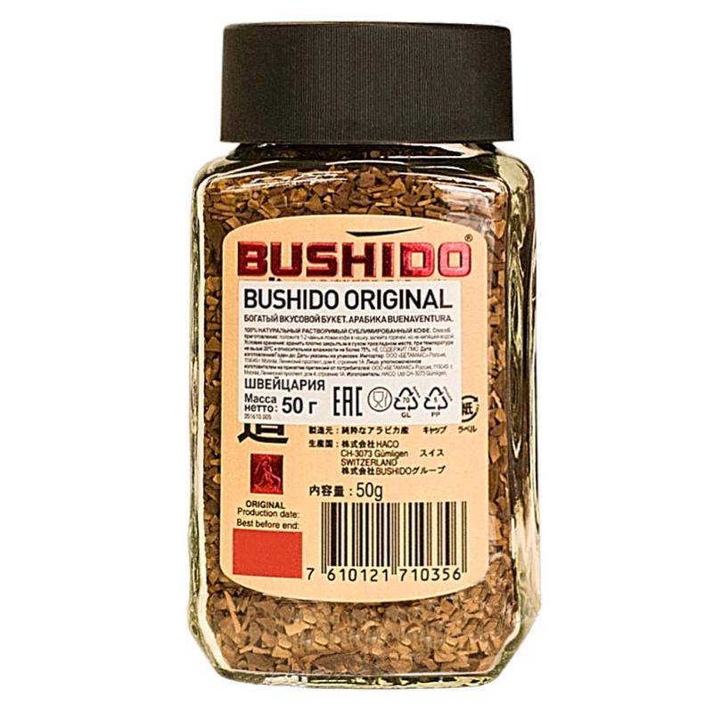 Кофе бушидо (bushido): полный ассортимент, отзывы