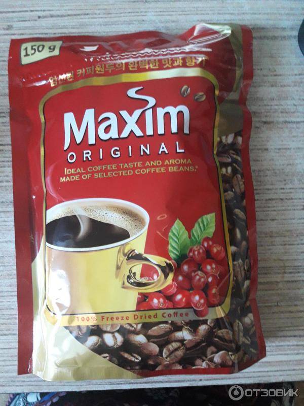 Кофе maxim original - отзывы на i-otzovik.ru