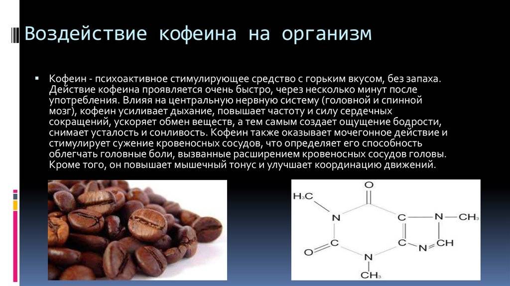 Влияние кофе на сосуды