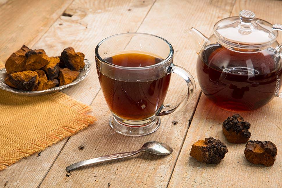 7 рецептов чая из чаги (+полезные свойства и противопоказания)