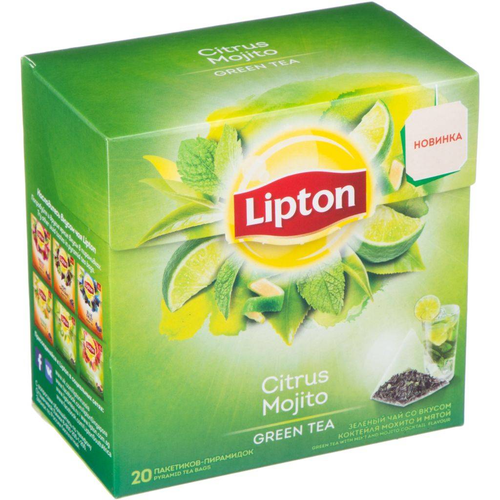 Подробное описание ассортимента чая «липтон» от зеленого до эрл грея