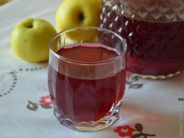 Морс из клюквы и яблок - рецепт с пошаговыми фото | ne-dieta