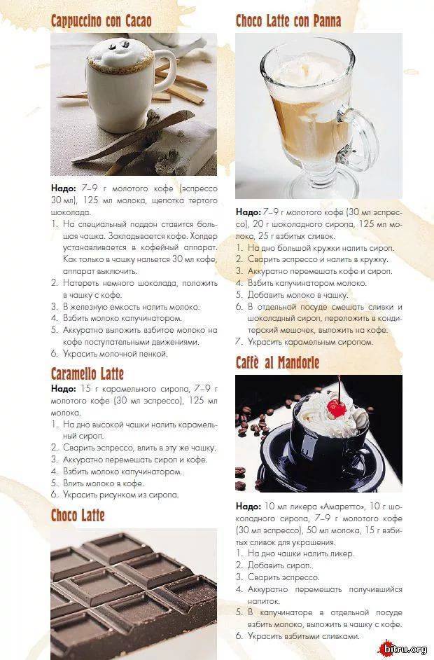 Кофе мокачино: состав, рецепты приготовления в домашних условиях