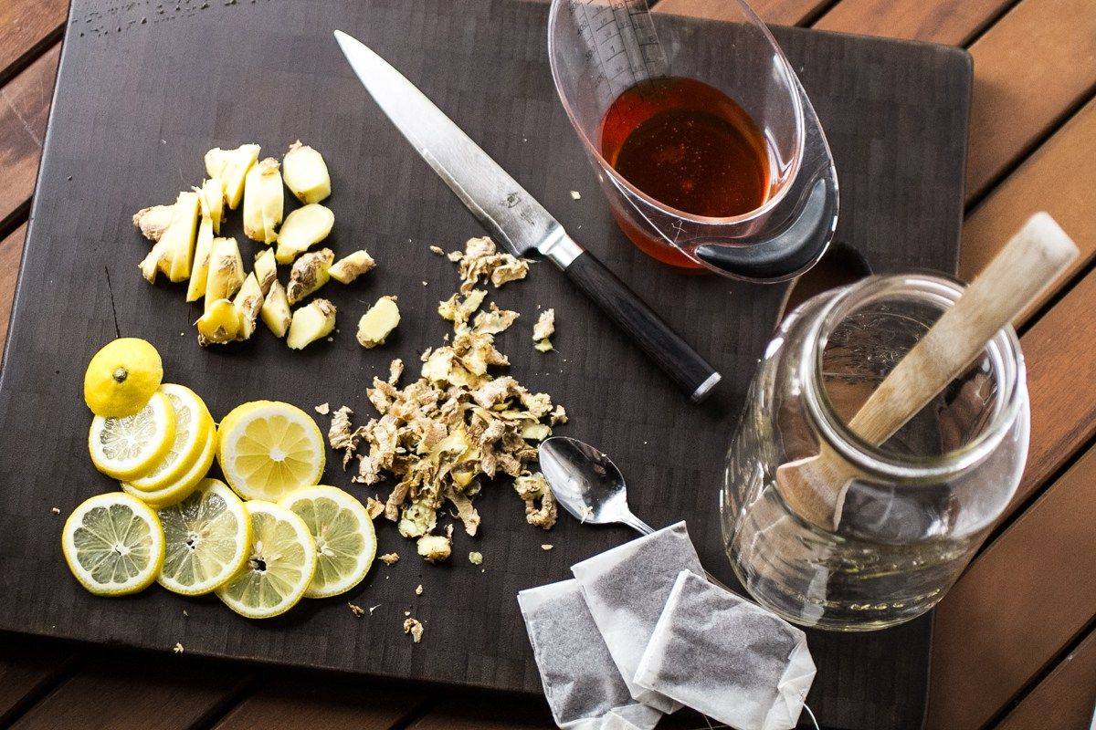 Имбирь от простуды (рецепты чая с имбирем, медом и лимоном)