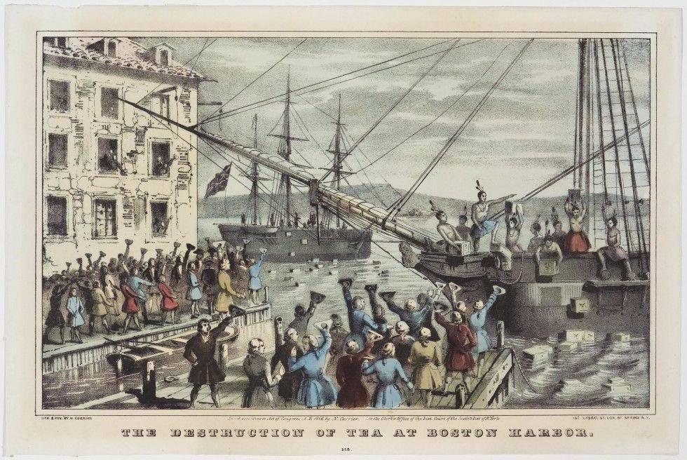 Бостонское чаепитие 1773 г: краткое описание исторического события