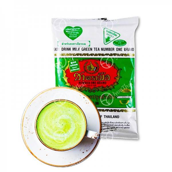 Изумрудный тайский зеленый молочный чай