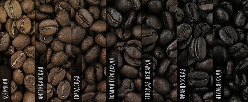 Обжарка кофе: степени и виды обжарки кофейных зерен, влияние на вкус