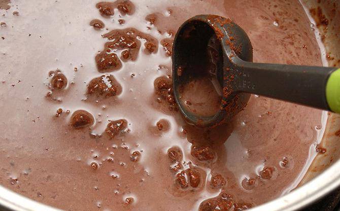 Как сварить какао из порошка на молоке