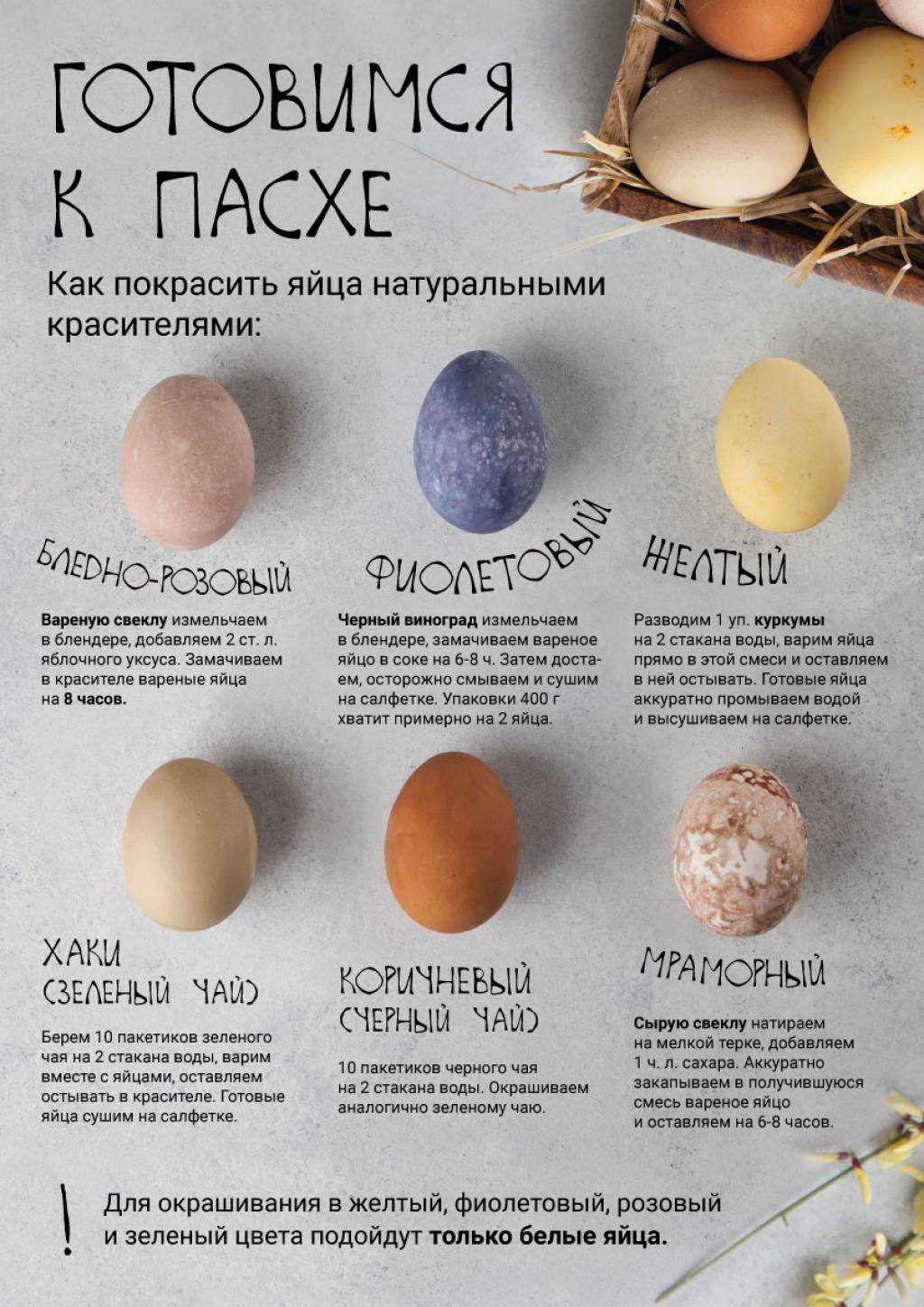 Старинные методы окрашивания яиц без краски и химии! » женский мир