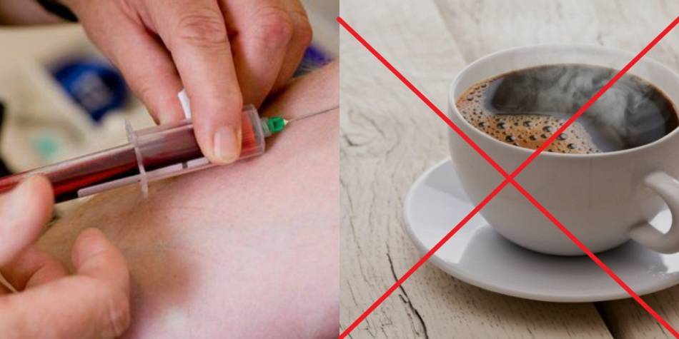 Можно ли пить кофе перед сдачей клинического анализа крови