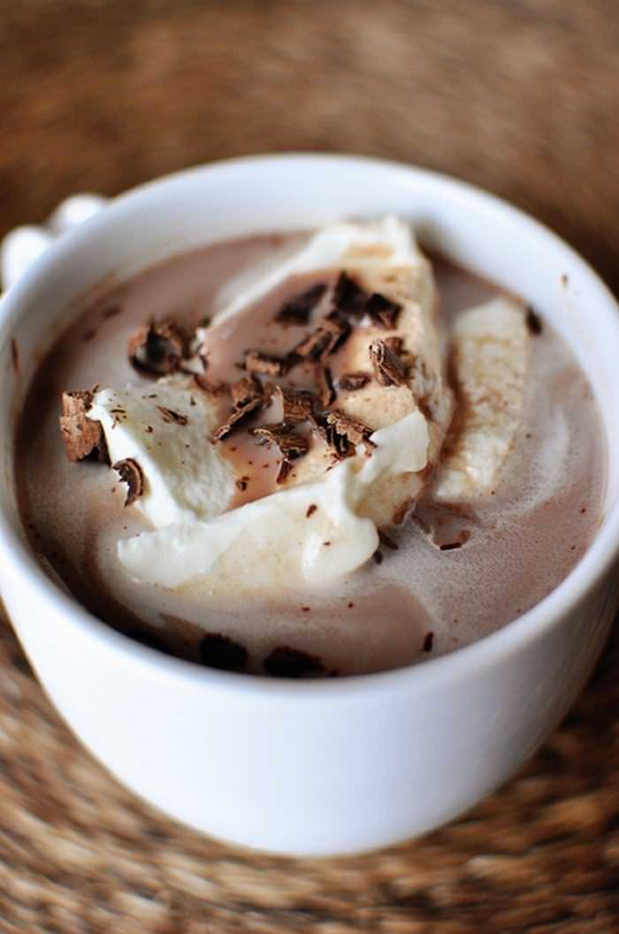 Как приготовить горячий шоколад с маршмэллоу