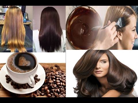 Как покрасить волосы кофе?
