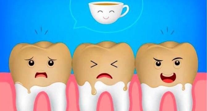 Пятна от кофе на зубах: почему они желтеют, болят, вред кофе для зубов