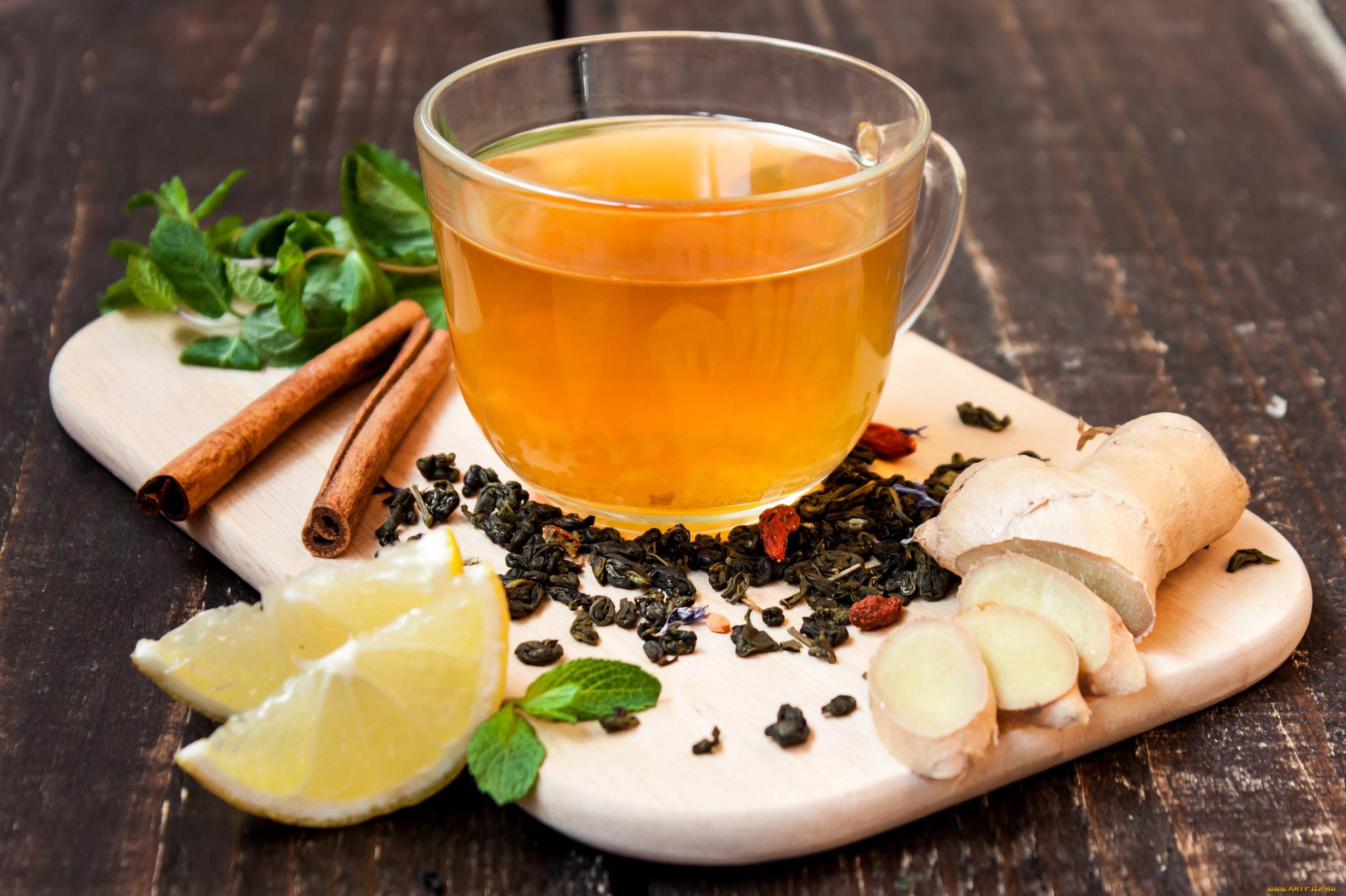 Чай с имбирем от простуды: полезные рецепты