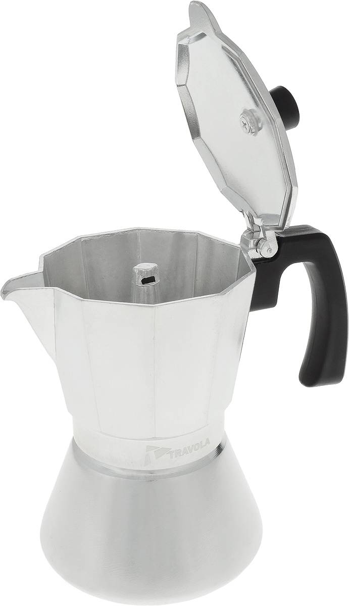 Гейзерная кофеварка для индукционной плиты: кофейник для варки кофе на плите, вулканическая bialetti с широким дном для индукции