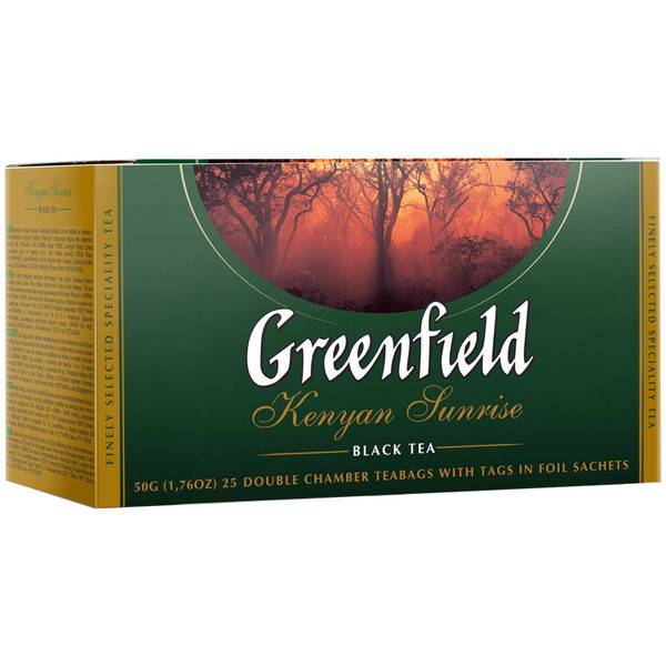 Зеленый чай гринфилд в пакетиках