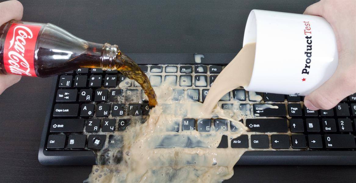 Что делать если залили клавиатуру ноутбука?