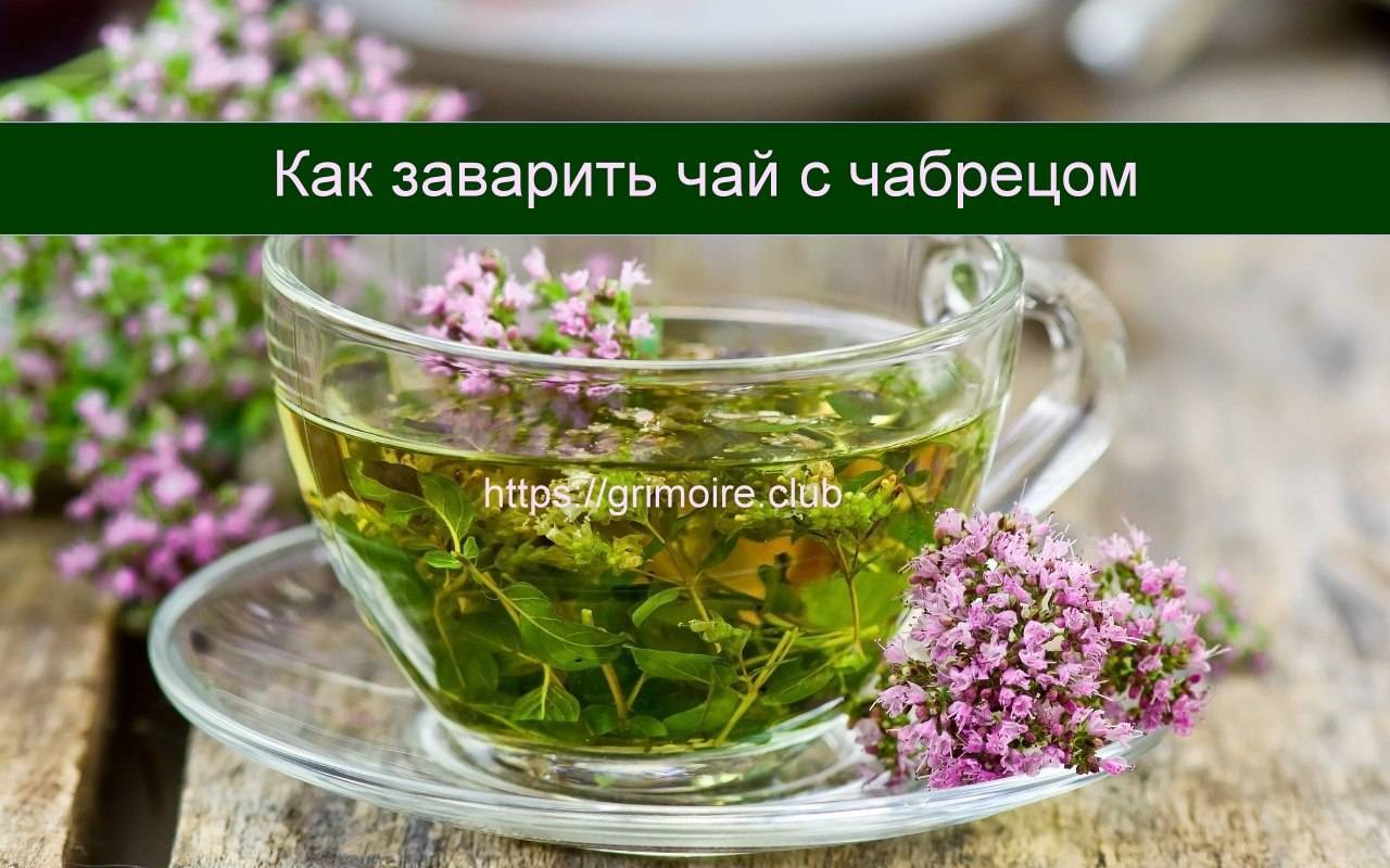 Зеленый чай с чабрецом польза и вред