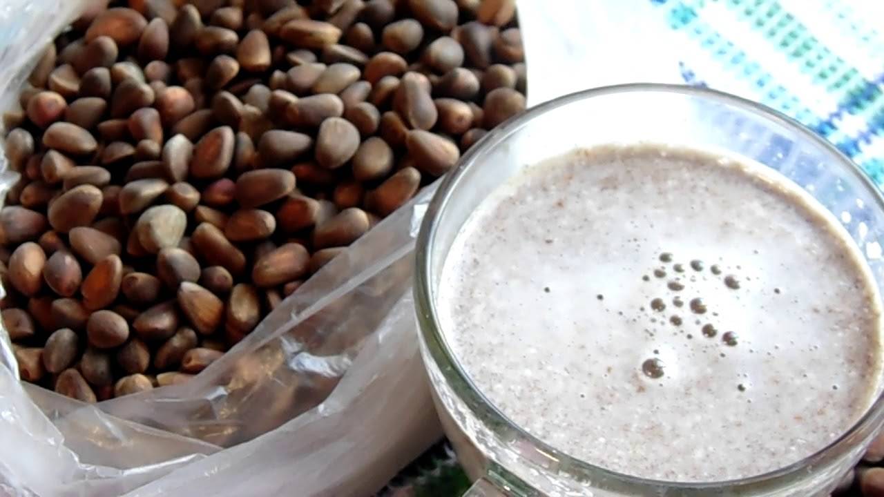 Молоко с кедровыми орешками от кашля рецепт