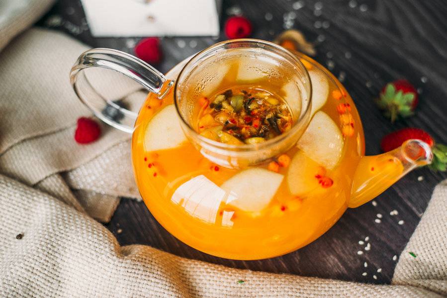 Рецепты чая из облепихи — как приготовить вкусный и полезный напиток