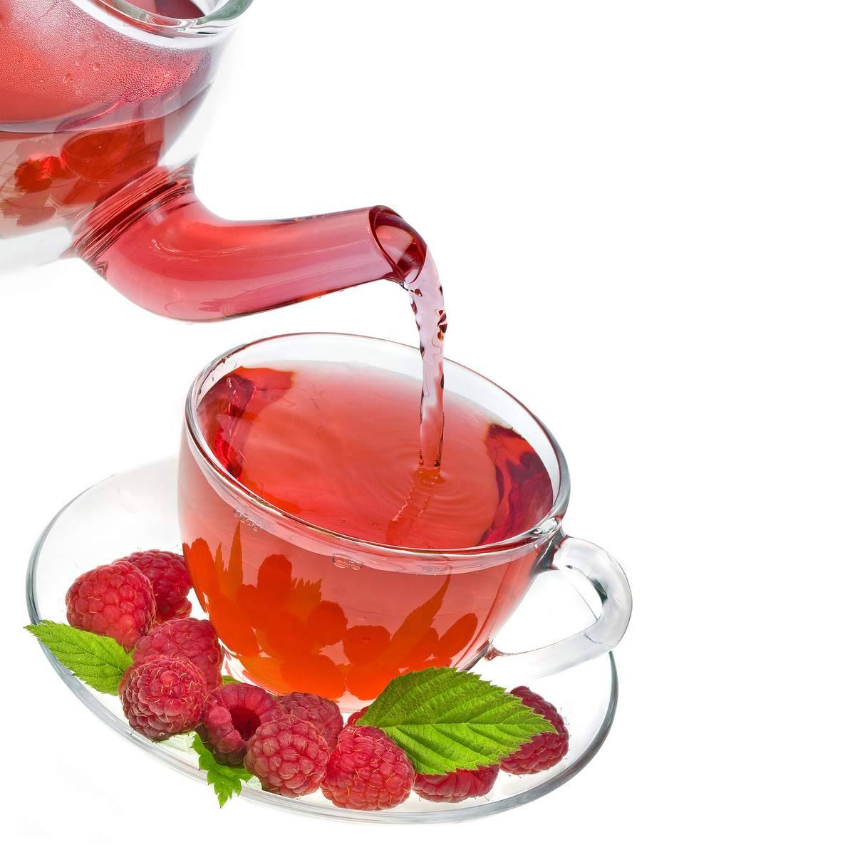 Малиновый чай — полезные свойства и  секреты приготовления ароматного напитка