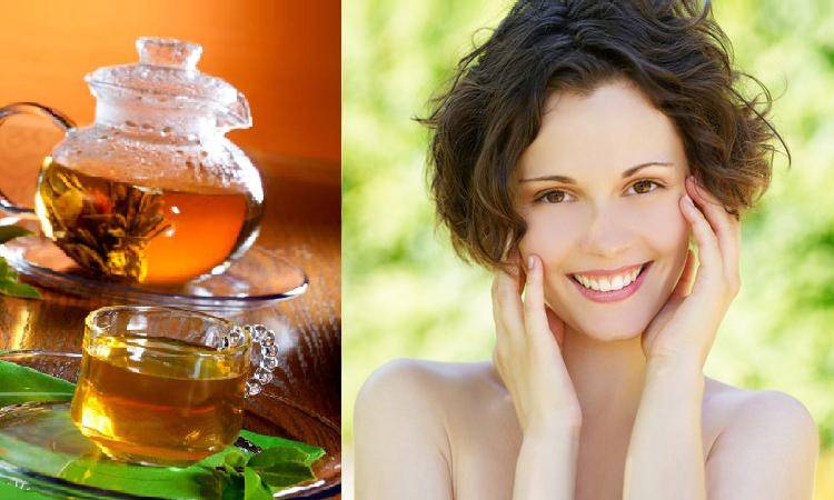 Польза зеленого чая для лица и рецепты его применения