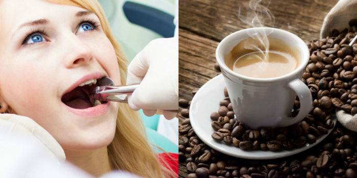 Отбеливание зубов от кофе - как удалить желтый налет от кофе на зубах